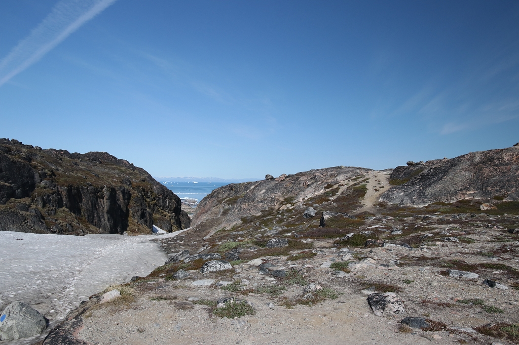 Höchster Punkt der blauen Tour - die Felserhebung Qilakitsoq