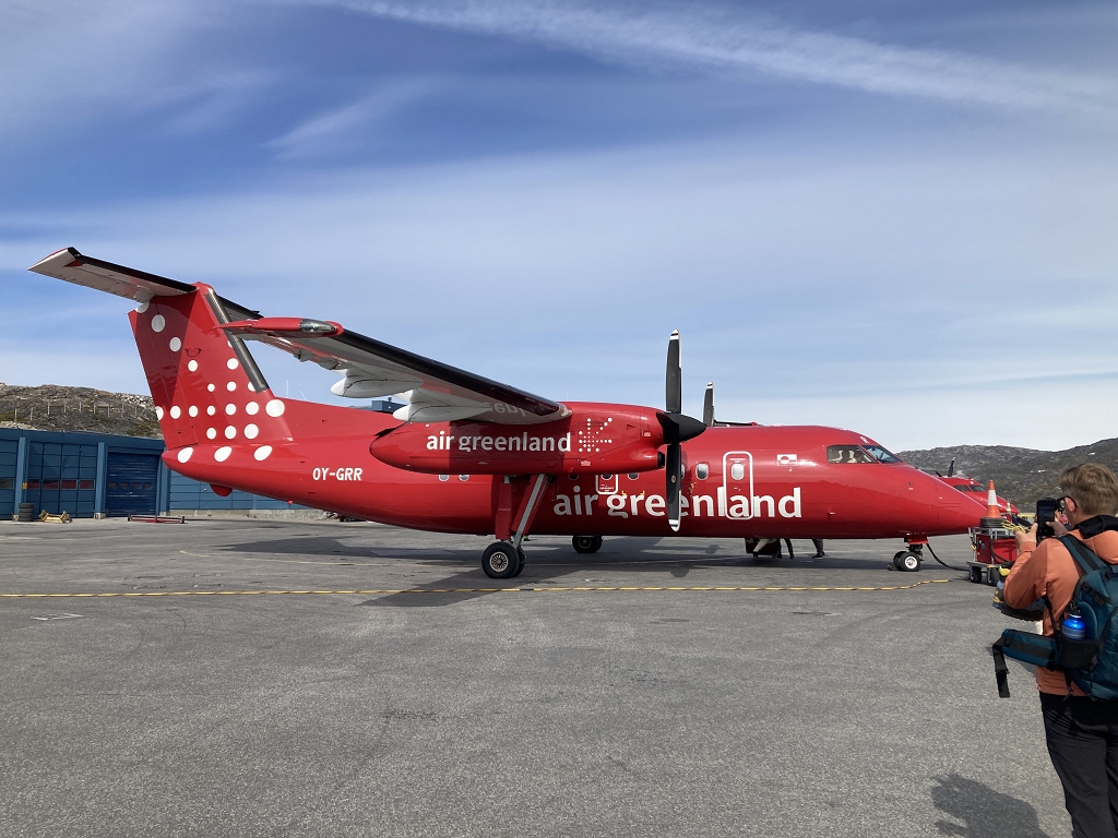 Dash 8 von Air Greenland
