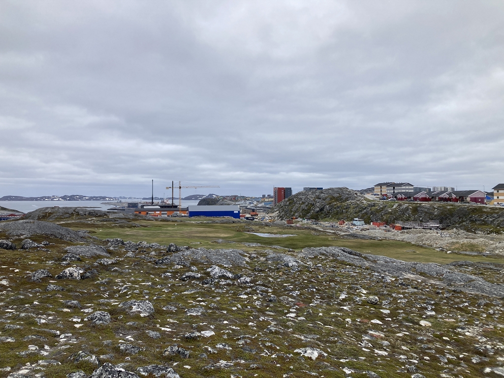 Bahn 2 (Par 4) im Nuuk Golfclub