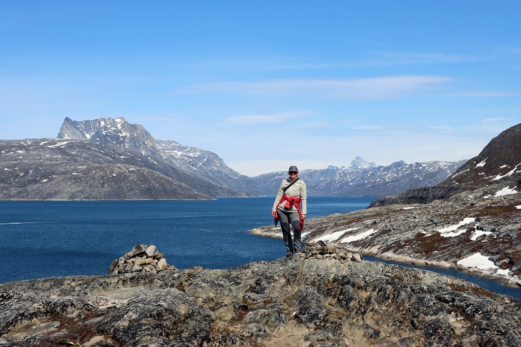 Aussichtspunkt mit Blick auf den Sermitsiaq