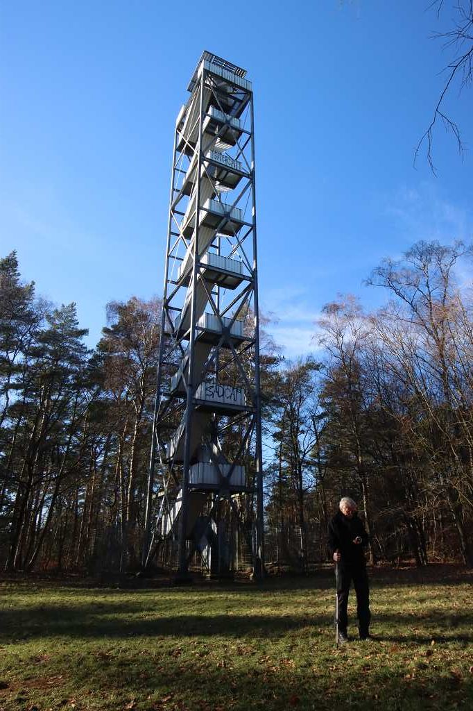 Feuerwachturm auf dem 122 Meter hohen Galgenberg