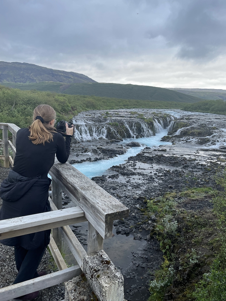 Der Brúarfoss auf Island