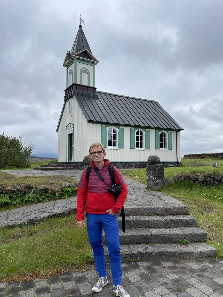 Kirche im Þingvellir (Thingvellir) Nationalpark auf Island