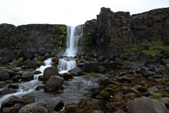 Öxarárfoss im Þingvellir (Thingvellir) Nationalpark auf Island
