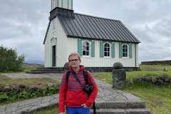 Kirche im Þingvellir (Thingvellir) Nationalpark auf Island