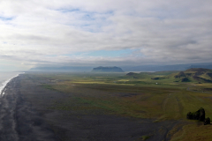 Blick vom Kap Dyrhólaey über Südisland