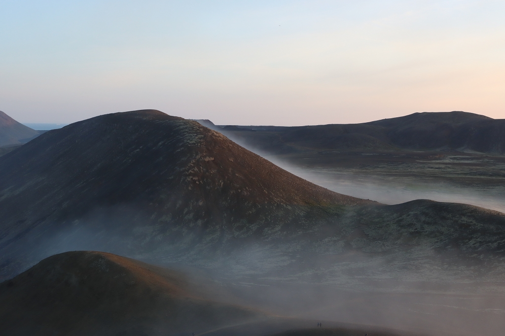 Gasverschmutzung durch die Eruption am 28.07.2023 am Litli-Hrútur auf Island