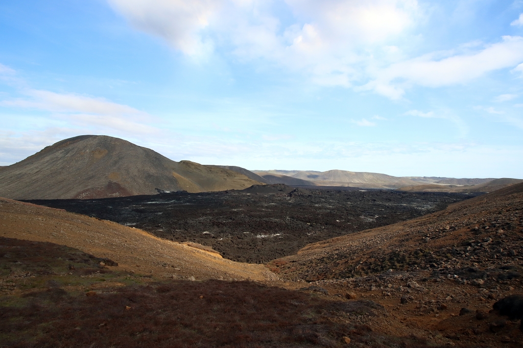 Wanderung auf dem Track A zur Eruption am Litli-Hrútur