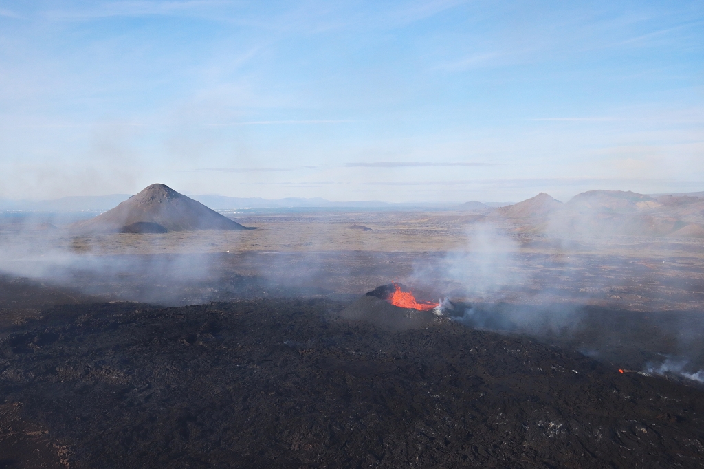 Vulkanausbruch 2023 am Litli-Hrútur auf Island