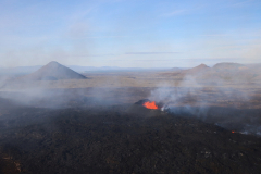 Blick auf die Eruption am 28.07.2023 am Litli-Hrútur auf Island
