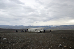 Flugzeugwrack am Strand von Sólheimasandur