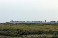 Blick auf Norderney vom Kalfamer am Ostende Juists