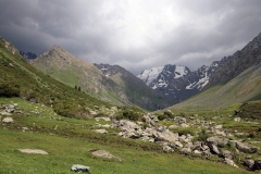 Wanderung zum Teleti-Pass in Kirgistan