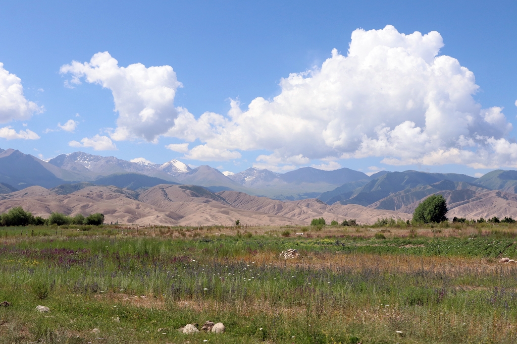 Landschaft Kirgistans