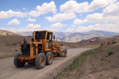 Bagger in Kirgistan
