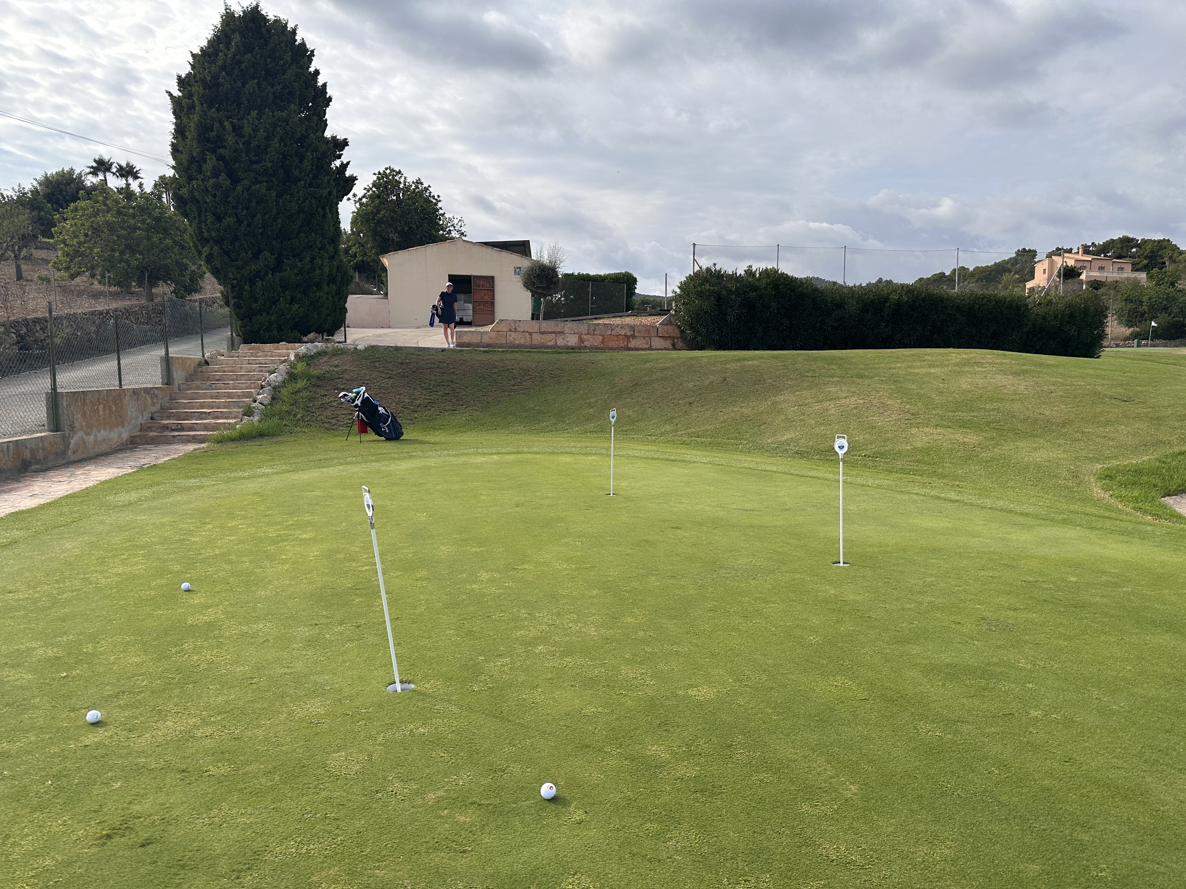 Putting Area auf dem Golfplatz Vall D'Or auf Mallorca