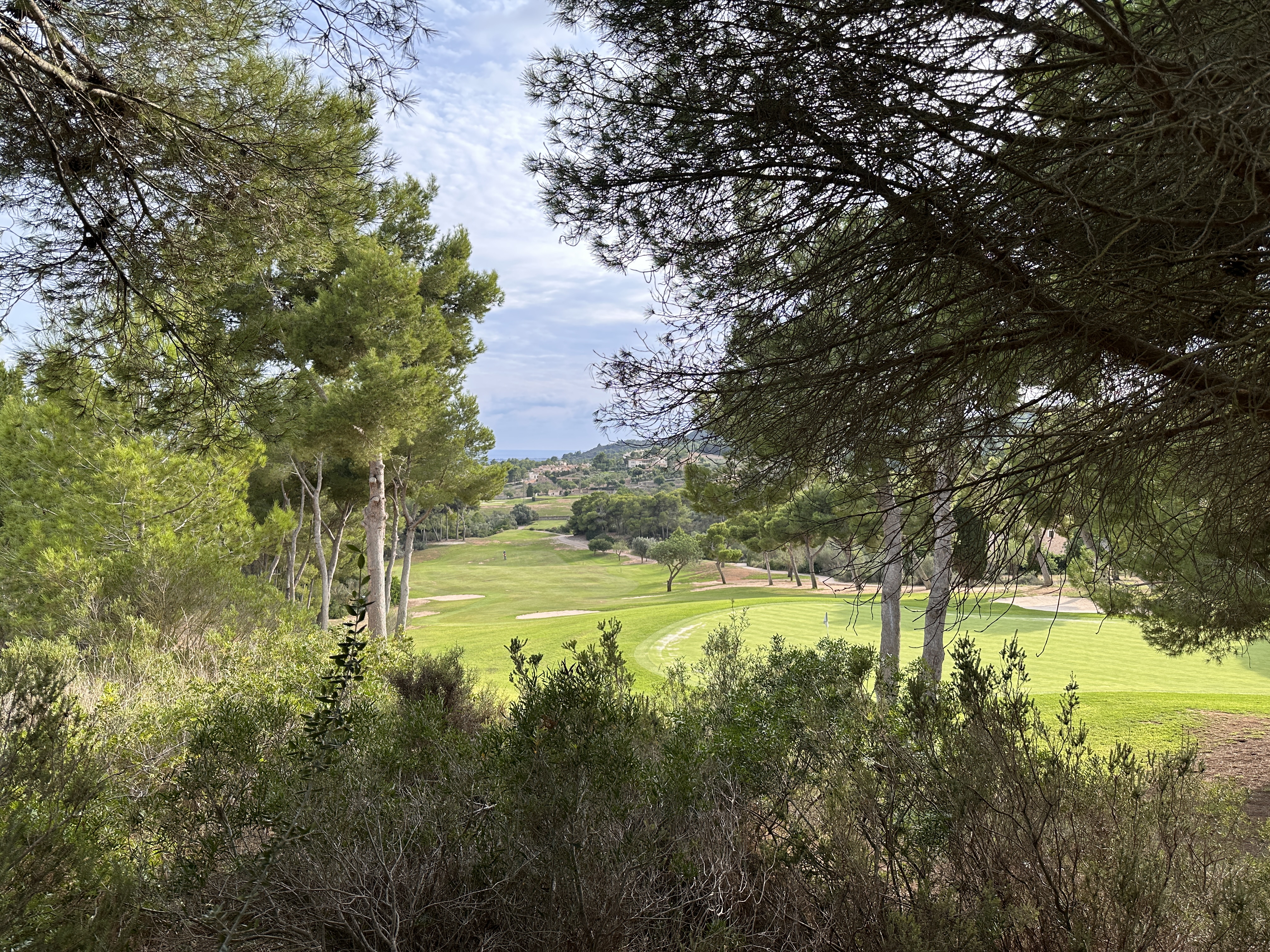 Bahn 2 auf dem Golfplatz Vall D'Or auf Mallorca