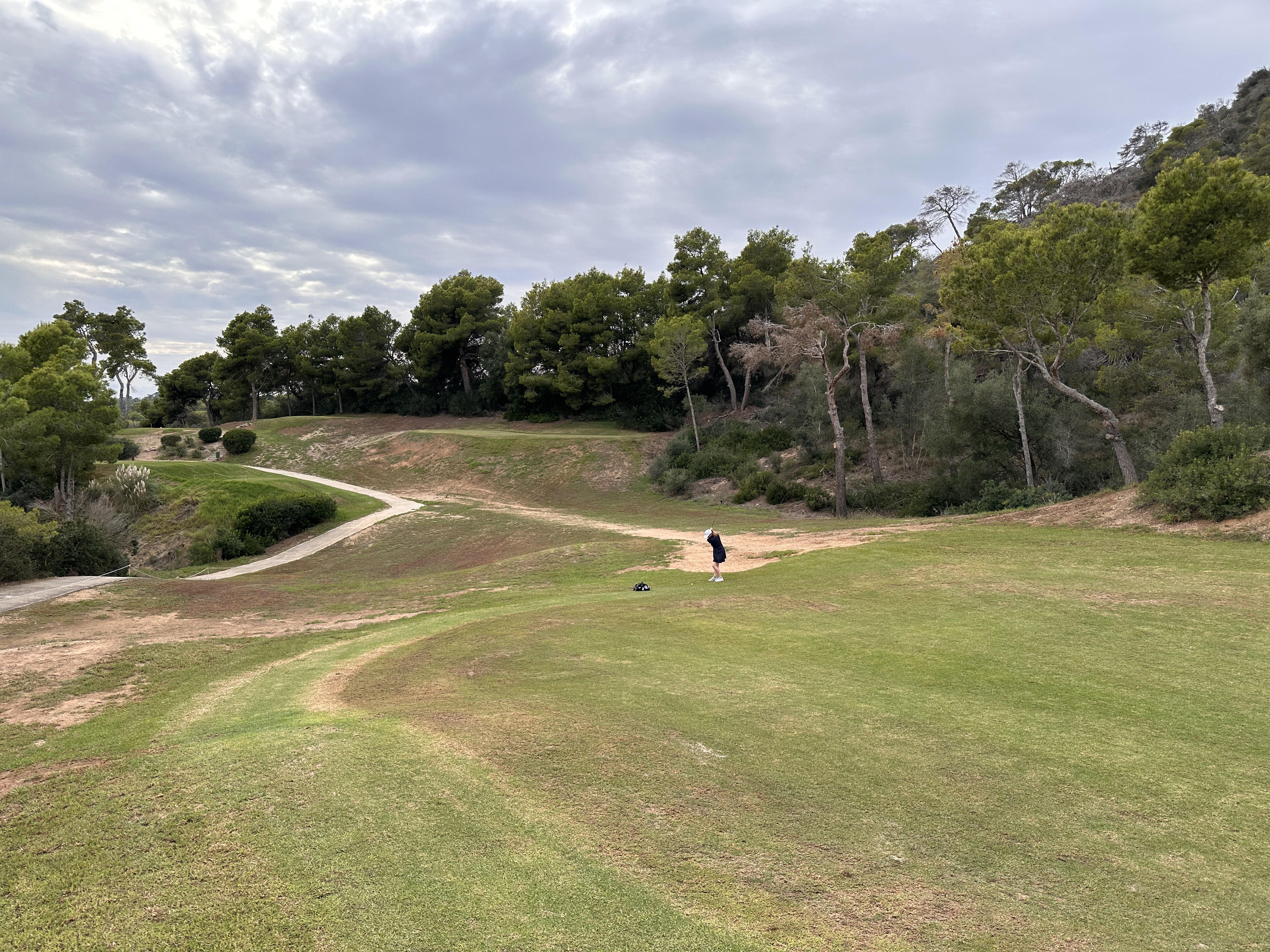 Bahn 5 auf dem Golfplatz Vall D'Or auf Mallorca
