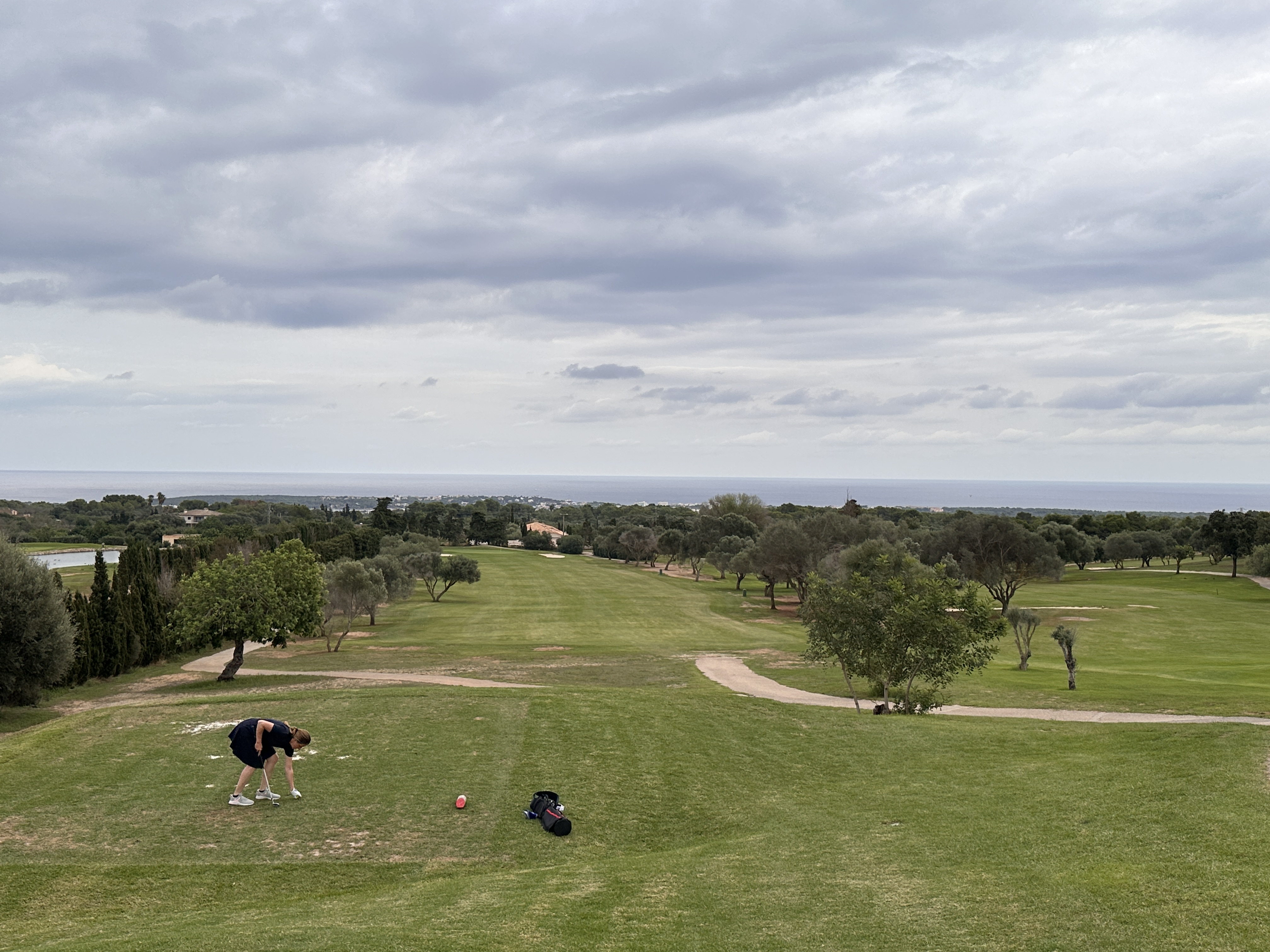 Bahn 10 auf dem Golfplatz Vall D'Or auf Mallorca