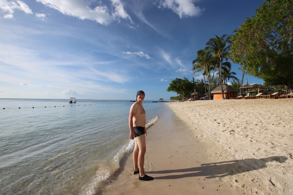 Flic en Flac Strand auf Mauritius