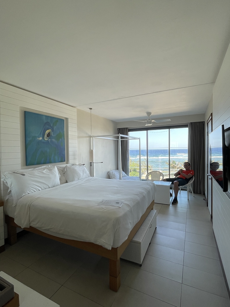 Zimmer mit Meerblick im Radisson Blu Poste Lafayette Resort & Spa