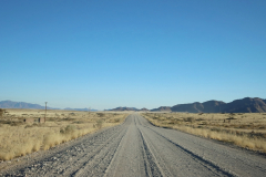 Einsame Straßen in Namibia