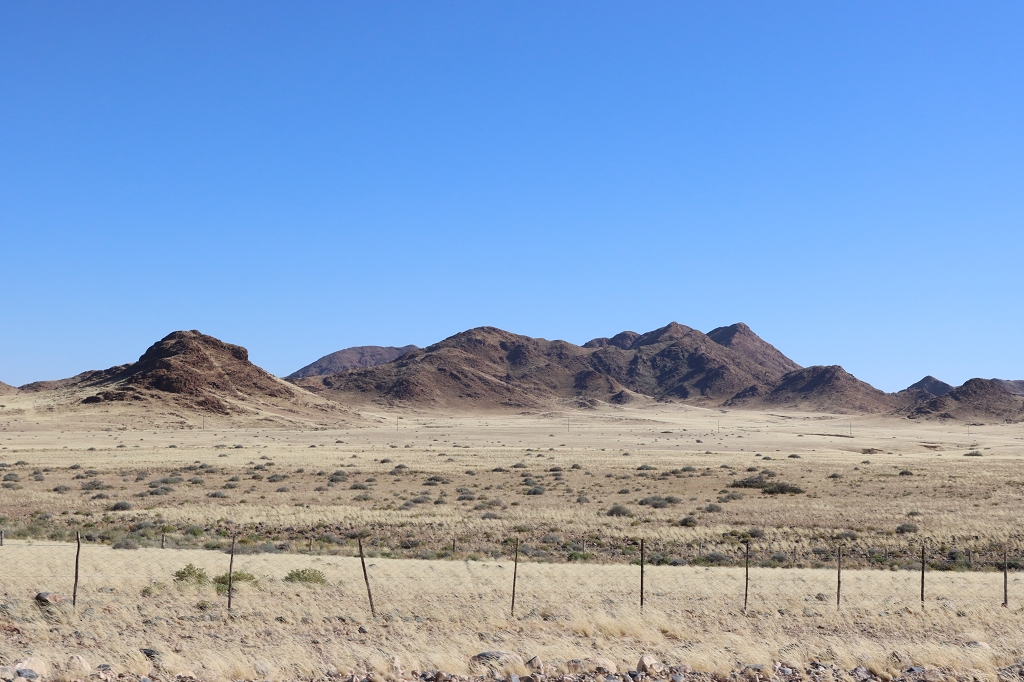 Weite Landschaft in der Namib