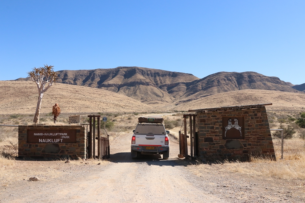 Eingangstor zum Namib-Naukluft Park