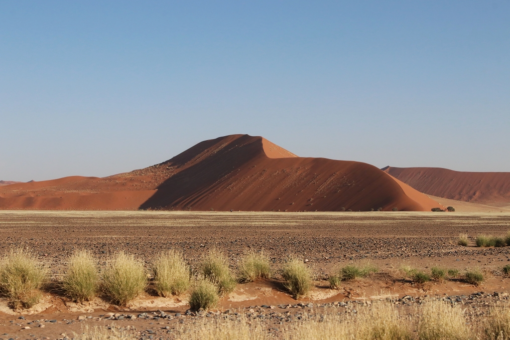 Fahrt zur Düne 45 in der Namib