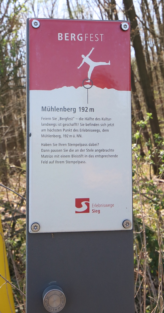 Natursteig Sieg Etappe 2 - Von Hennef nach Blankenberg - Bergfest auf dem Mühlenberg