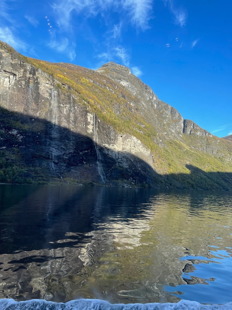 Wasserfall Die sieben Schwestern im Geirangerfjord