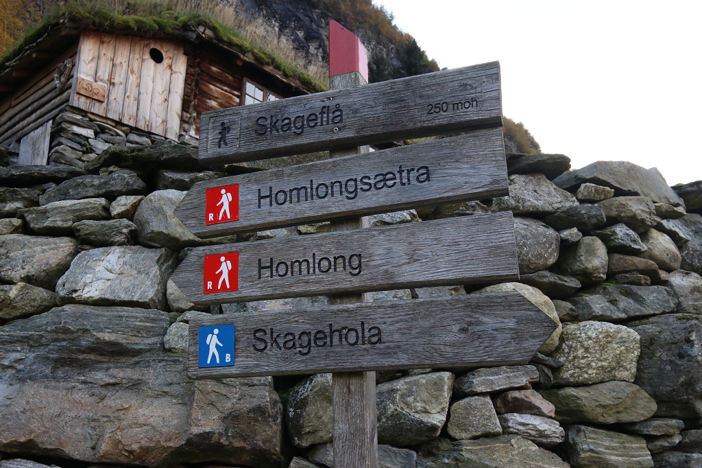 Vom Bergbauernhof Skageflå zum Aussichtspunkt Homlongsætra