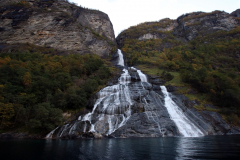 Freier Wasserfall Geirgangerfjord