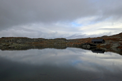 Entlang der Landschaftsroute Sognefjellet von Lom bis zum Ende des Sognefjords - See Fantesteinsvatnet