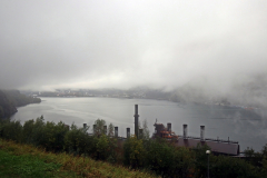 Blick auf Odda und den Sørfjord