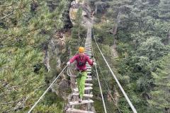 Klettersteig Obergurgl (Zirmwald Klettersteig) - Nepalbrücke