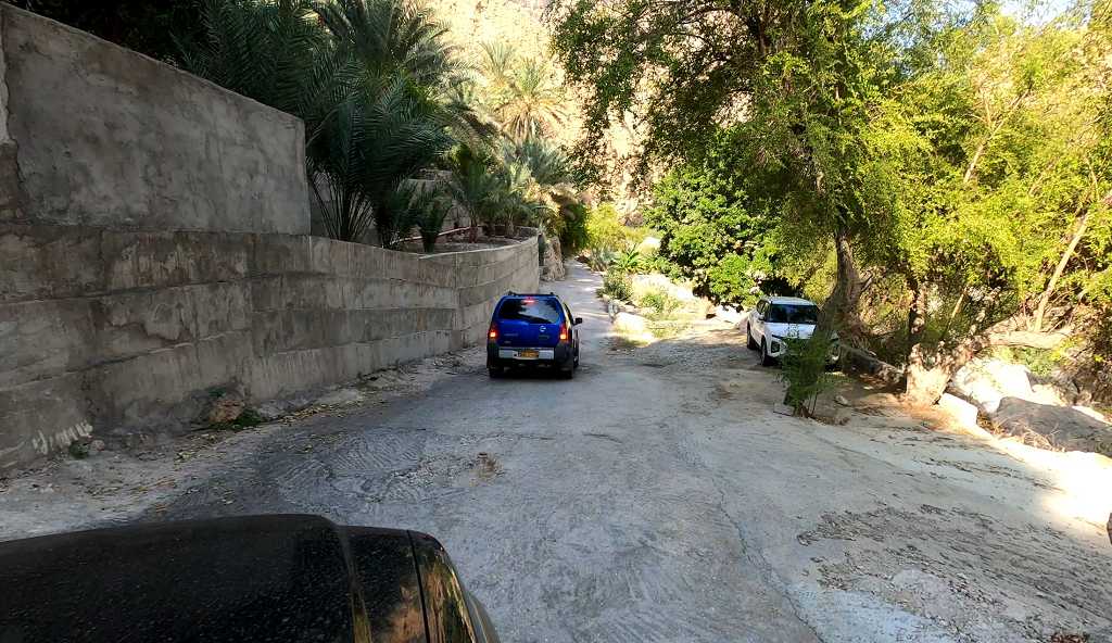 Straße Wadi Tiwi