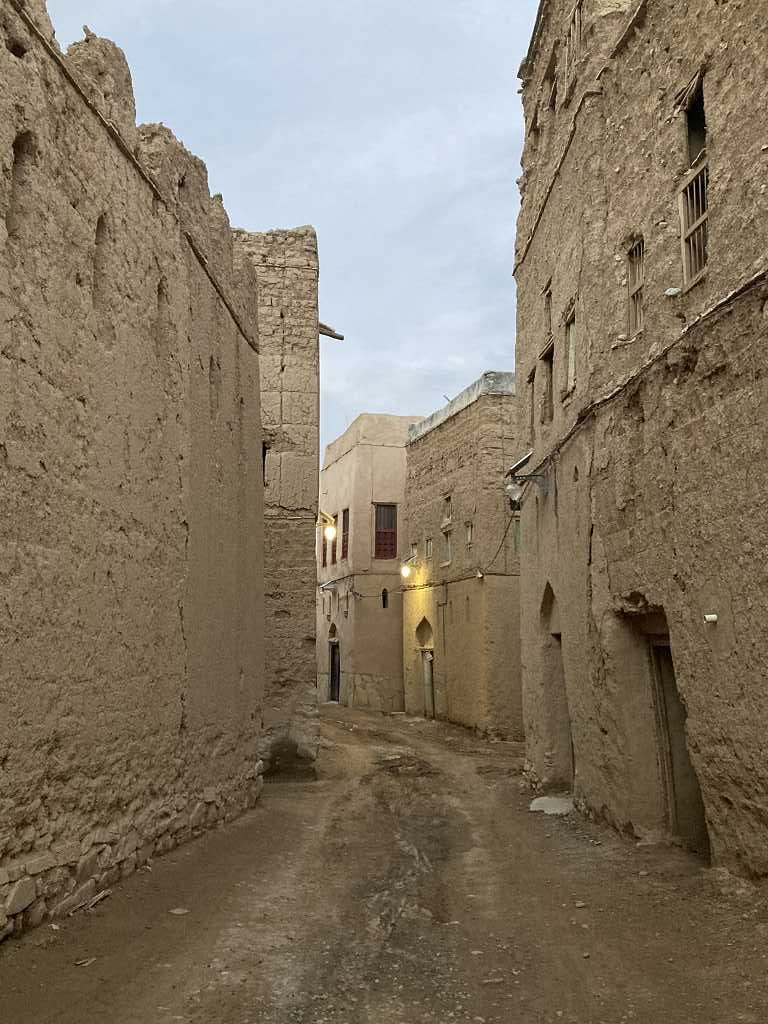 Die verlassenen Häuser von Al-Hamra