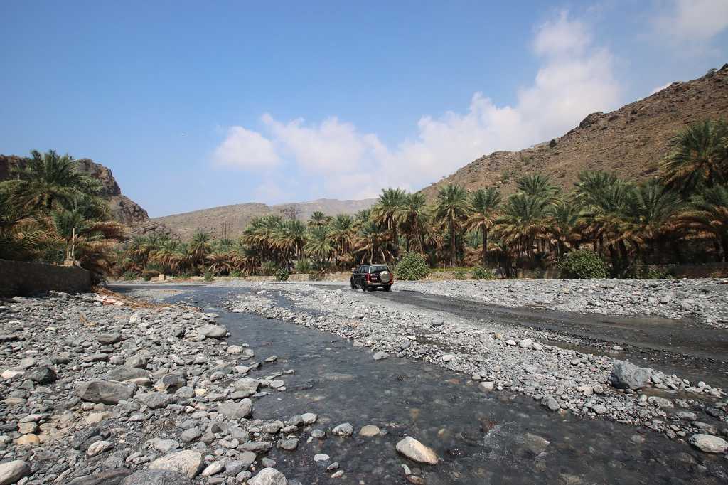 Flussbett im Wadi Nakhar