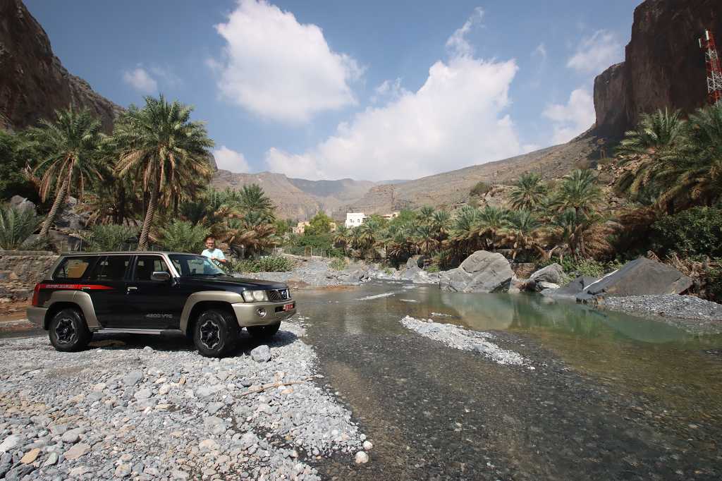 Fahrt ins Wadi Nakhar (Wadi Ghul)