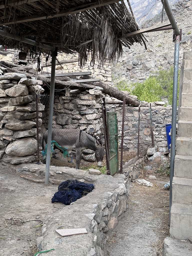 Bewohnte Unterkunft im Wadi Nakhar