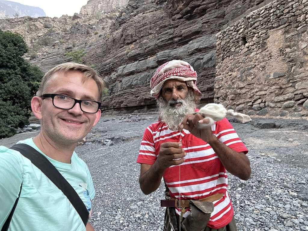 Netter Omani, der uns zum Kaffee einladen wollte