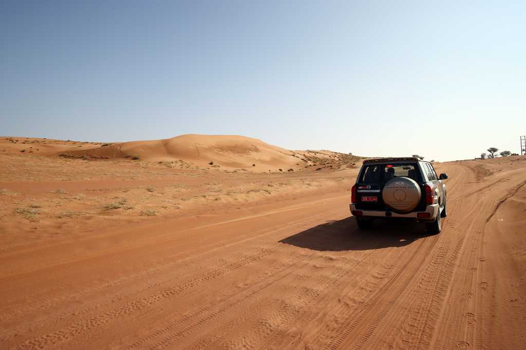 Jeepfahrt von Al Wasil in die Wahiba Sands