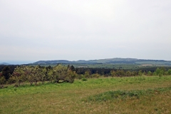 Ausblick vom Heidelstein auf der Extratour Rotes Moor in der Rhön