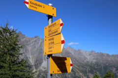 Gsponer Höhenweg vom Kreuzboden zur Grüebe Alp