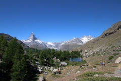 Grindjisee auf der Fünf-Seen-Runde in Zermatt