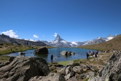 Stellisee auf der Fünf-Seen-Runde in Zermatt