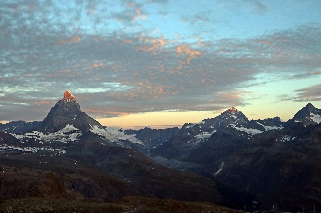 Sonnenaufgang am Matterhorn