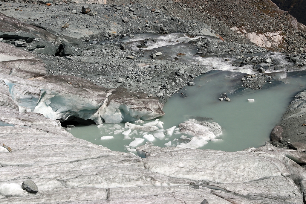 Mattmark Glacier Trail - Blick auf den Hohlaubgletscher