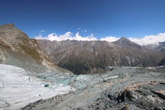 Mattmark Glacier Trail - Blick auf den Hohlaubgletscher